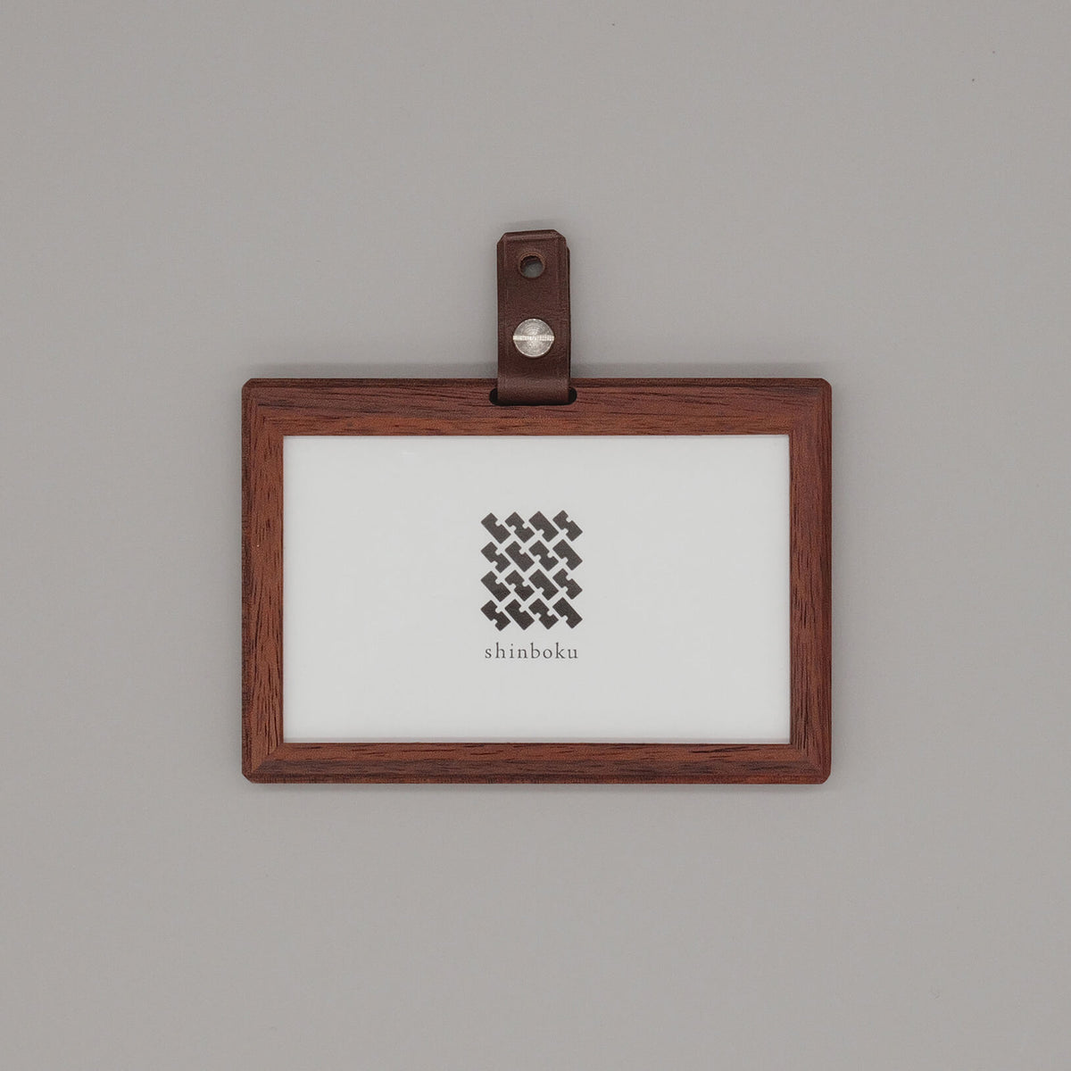Ichie Multi-Card Case with Strap Set - Walnut